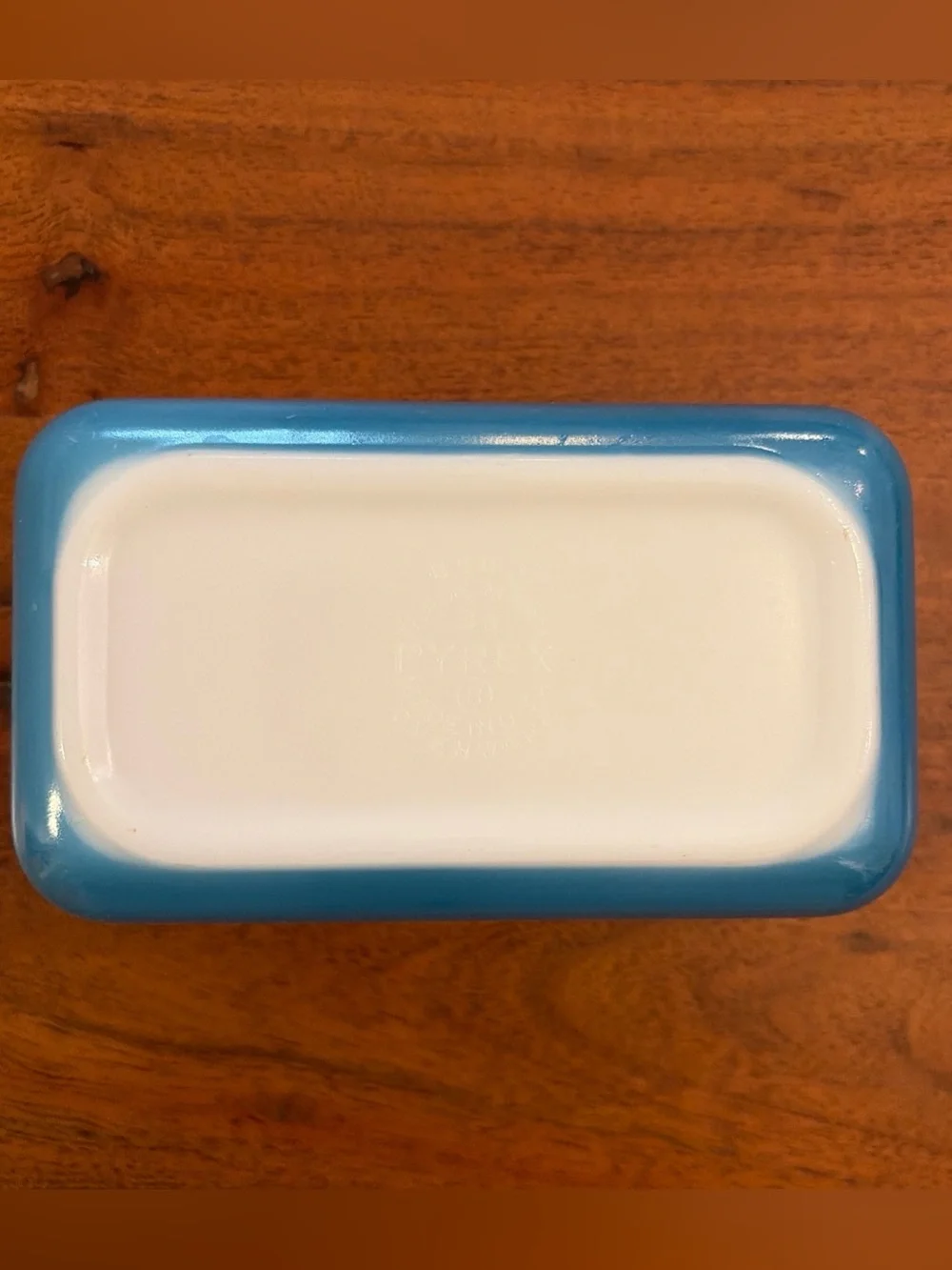 Vintage Pyrex 502 Blue Turquoise Refrigerator Dish 1.5 Pint with 502-C Lid READ